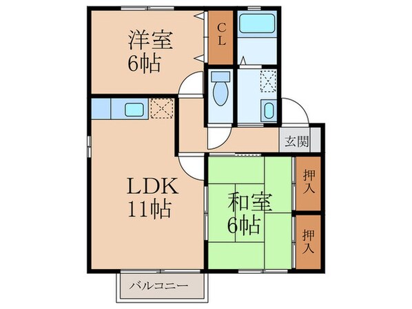 セジュールエグチの物件間取画像